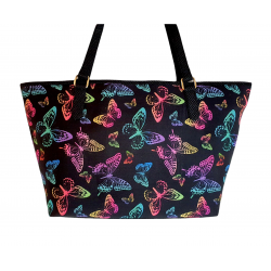 Sitara Bolso Tote Mariposas Mulitcolor